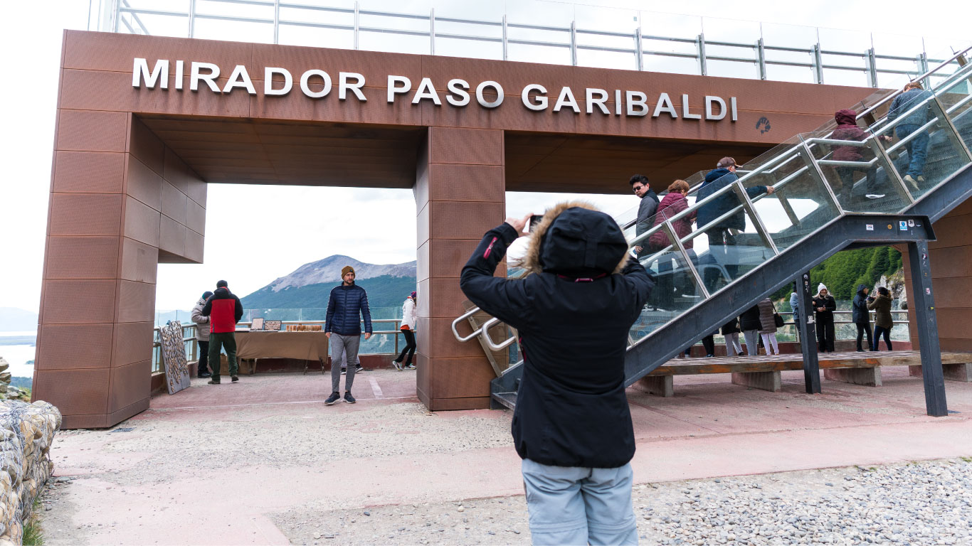 Cartel Mirador Paso Garibaldi